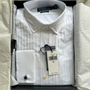Polo by Ralph Lauren Men's White Dress Shirt